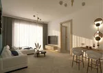 Serviced Studio for sale in Swiss Belresidences in New Capital City of 65 m² with 0 bedrooms