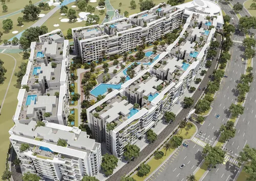 Serviced Studio for sale in Swiss Belresidences in New Capital City of 65 m² with 0 bedrooms