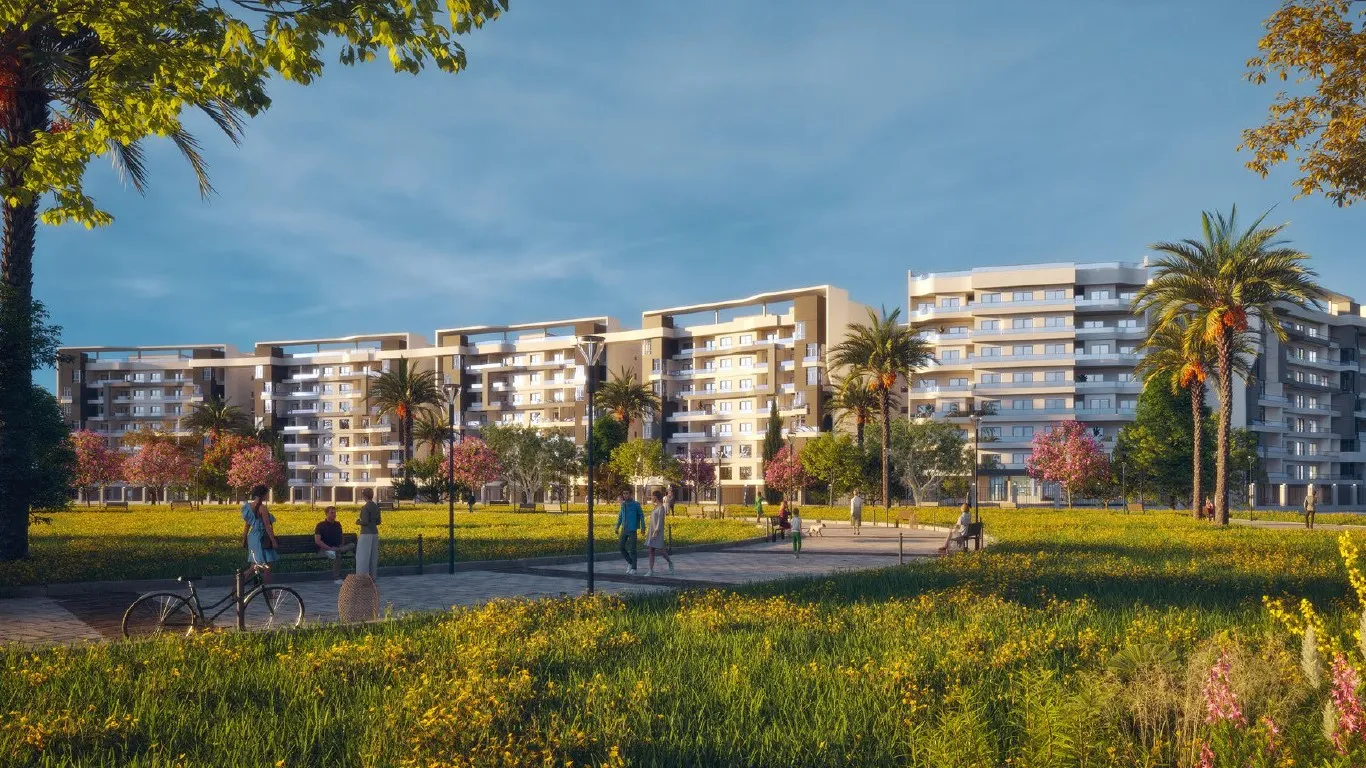 Serviced Studio for sale in Swiss Belresidences in New Capital City of 65 m² with 0 bedrooms