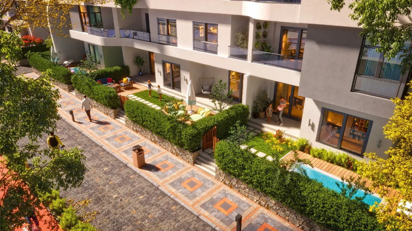 Serviced Studio for sale in Swiss Belresidences in New Capital City of 65 m² with 0 bedrooms