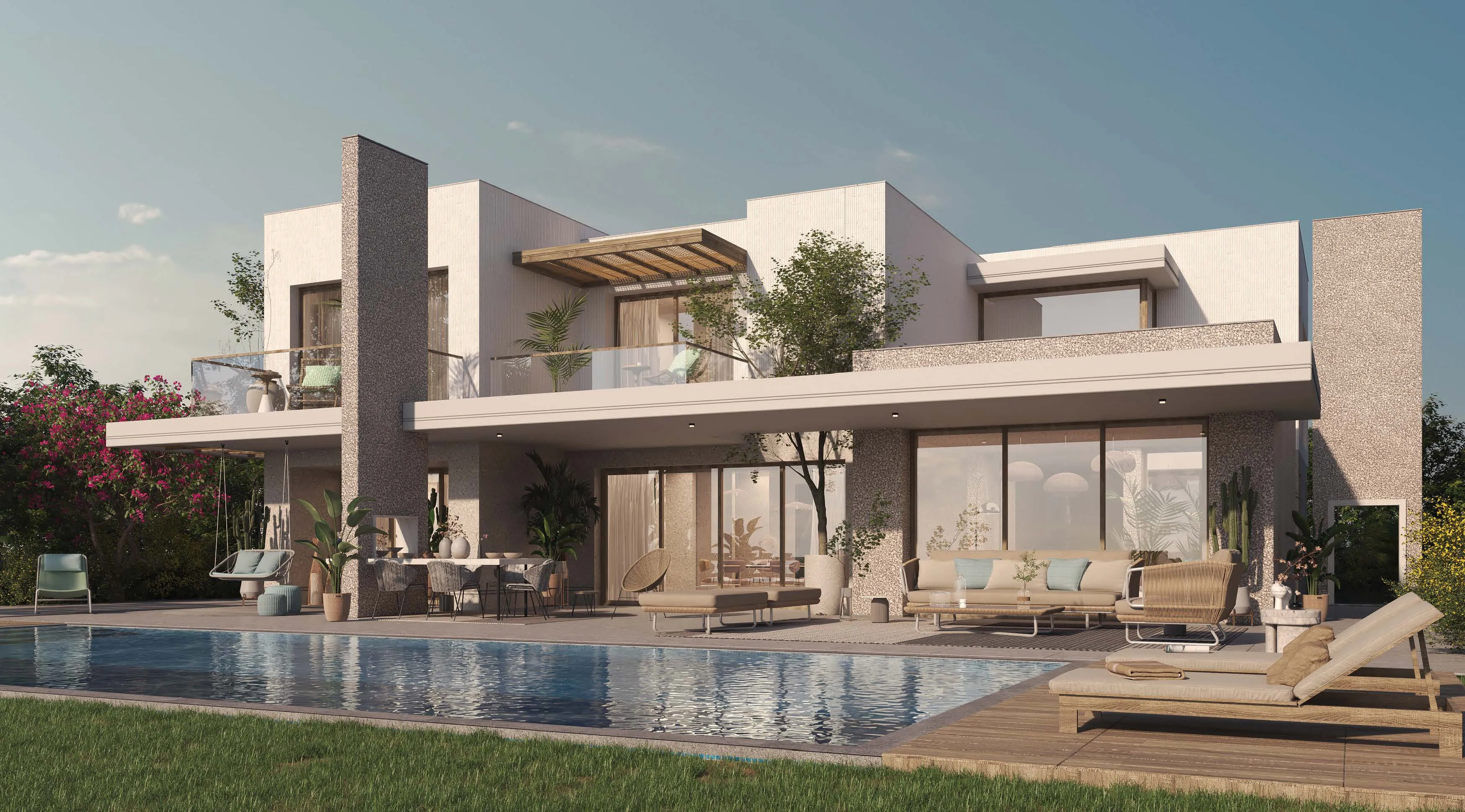 Villa for sale in The Mediterranean Villas  in Ras El Hekma of 450 m² with 6 bedrooms