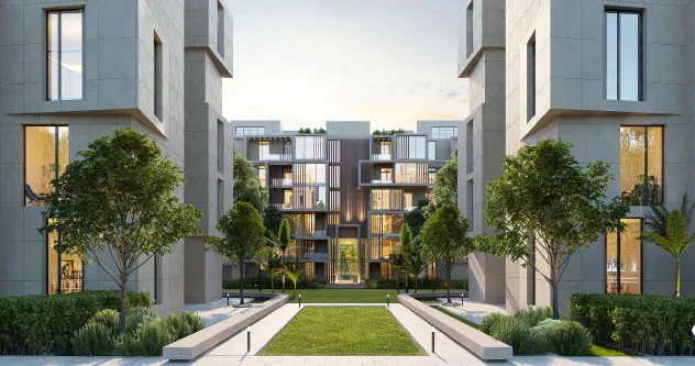 Apartment for sale in Eastown Residence in New Cairo of 0 m² with 3 bedrooms