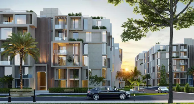 Apartment for sale in Eastown Residence in New Cairo of 0 m² with 3 bedrooms