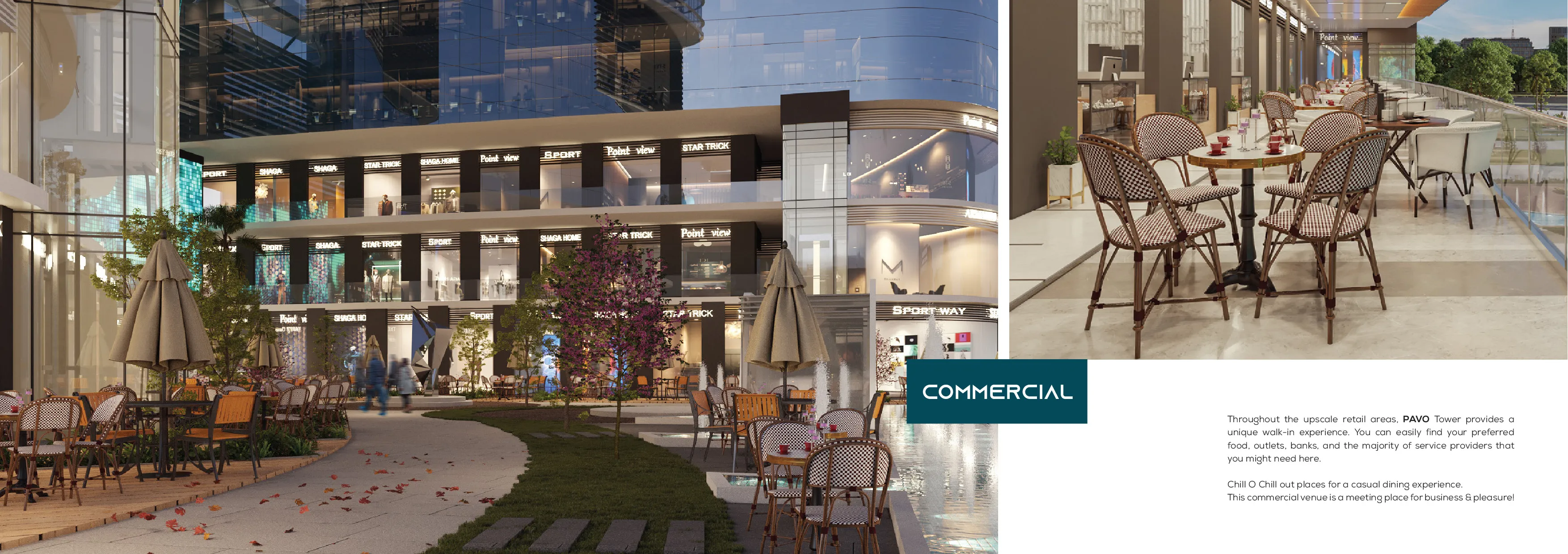 تجاري للبيع في بافو تاور في العاصمة الإدارية الجديدة بمساحة 0 م² تتكون من 0 غرف