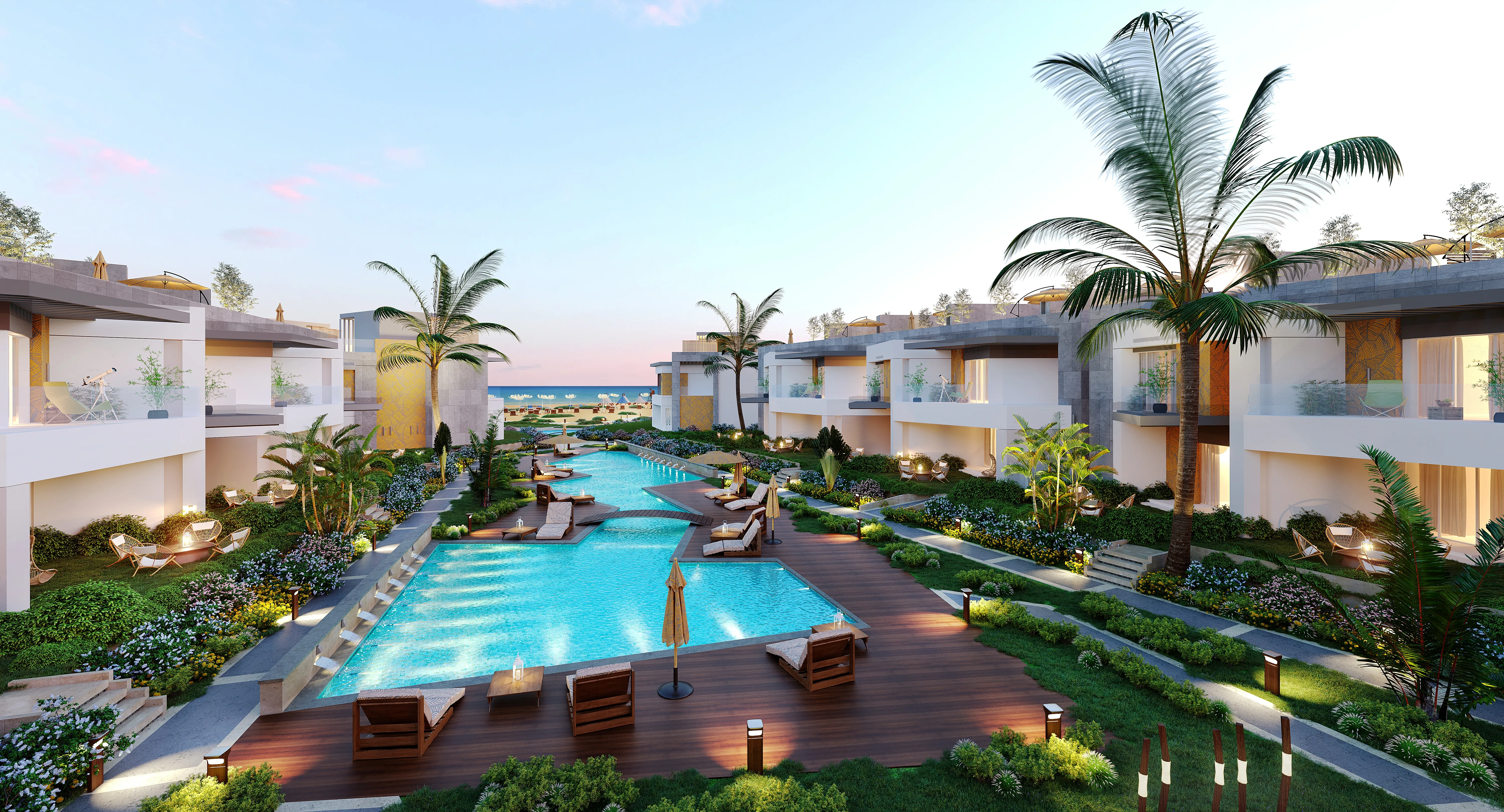 Chalet for sale in Boho El Sokhna in Ain Sokhna of 110 m² with 2 bedrooms