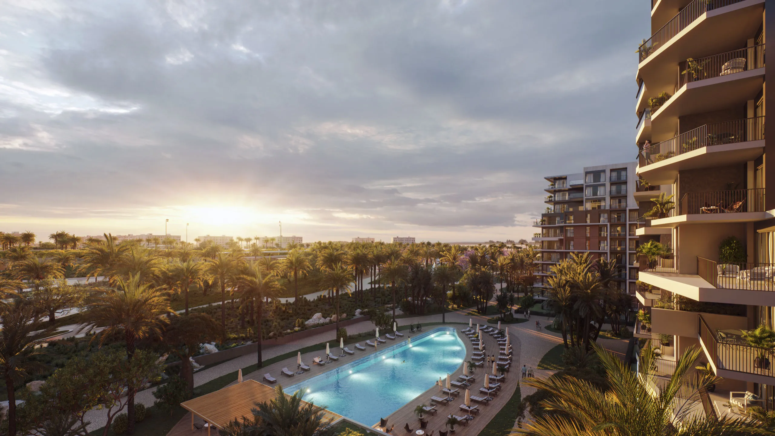 Apartment for sale in ZED  in El Sheikh Zayed of 129 m² with 2 bedrooms
