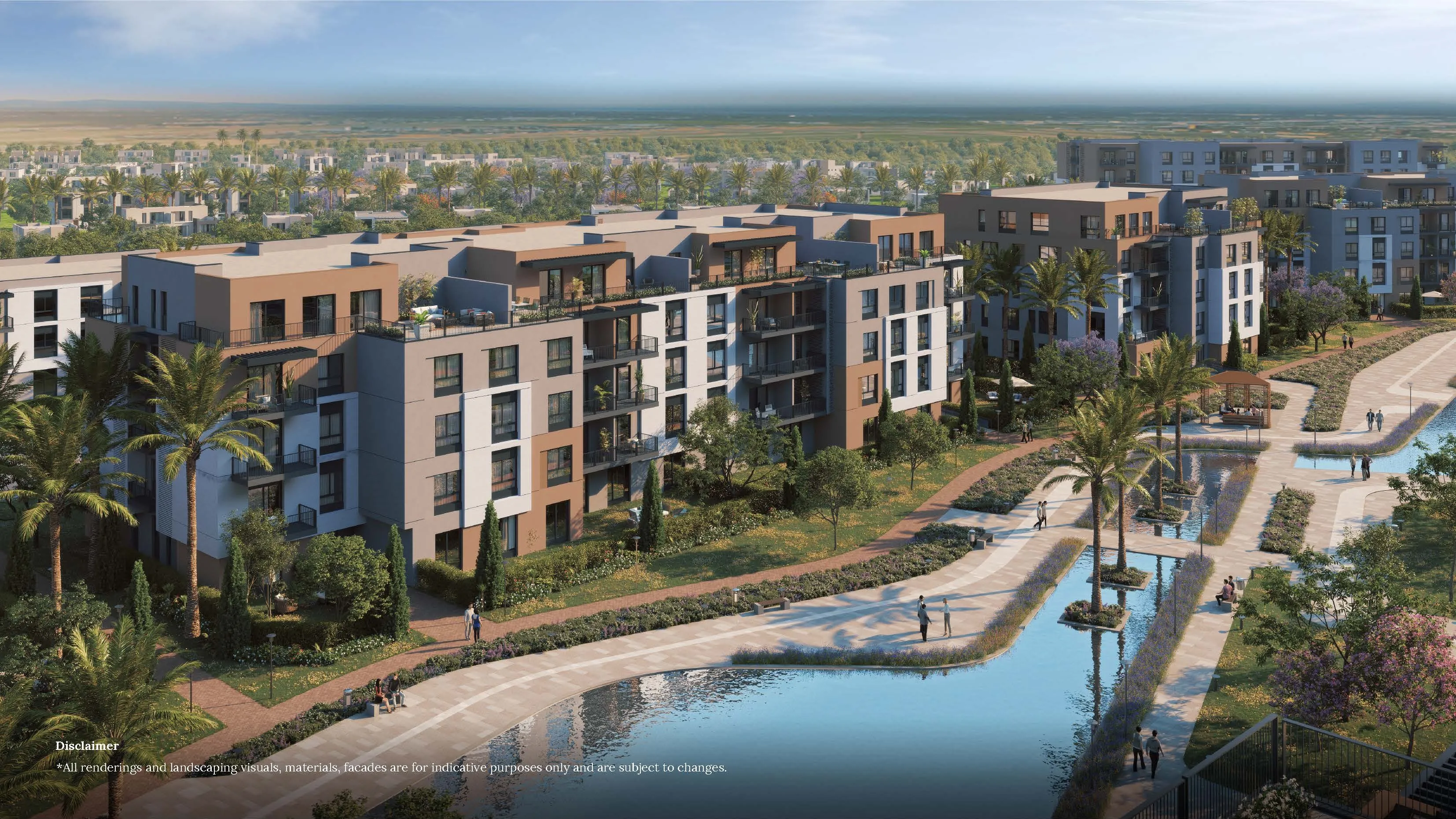 شقة للبيع في هاب تاون بارك 226 في مدينة المستقبل بمساحة 164 م² تتكون من 2 غرف