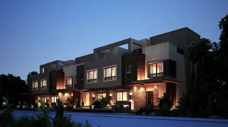 تاون هاوس للبيع في نيو جيزة في مدينة السادس من أكتوبر بمساحة 0 م² تتكون من 3 غرف