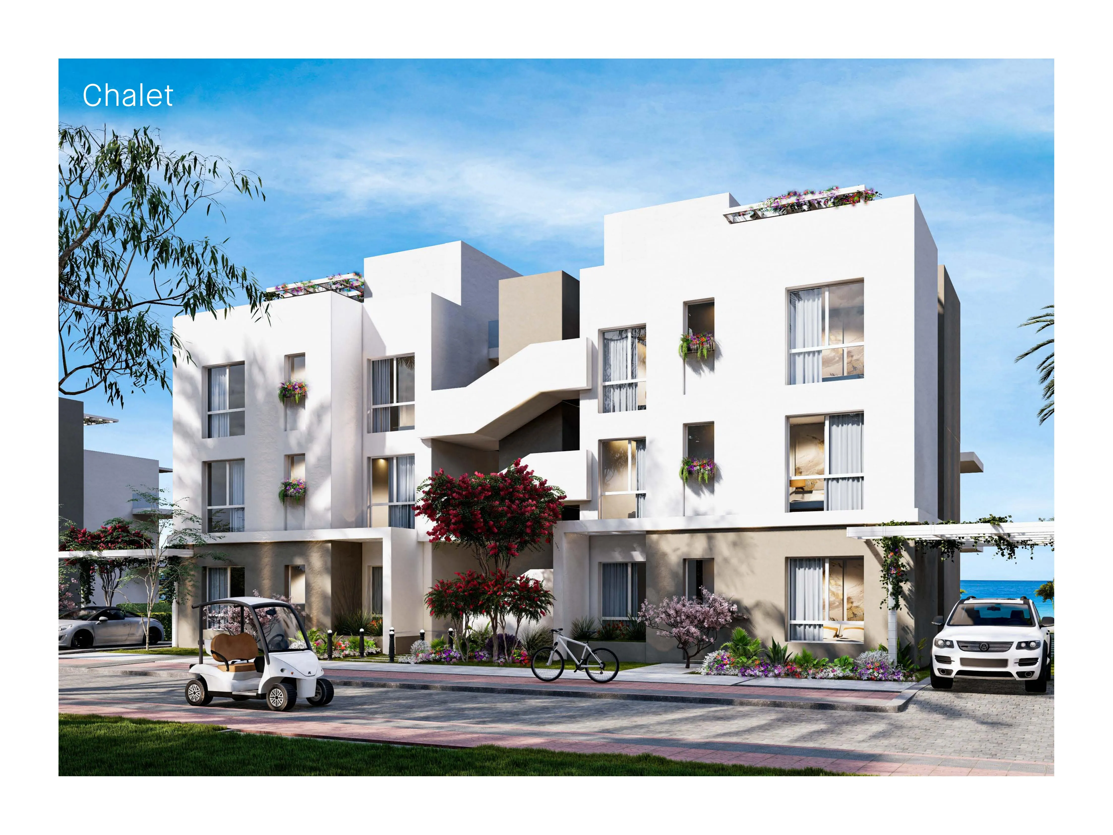 Chalet for sale in Hyde Park North - Seashore in Ras El Hekma of 0 m² with 1 bedrooms