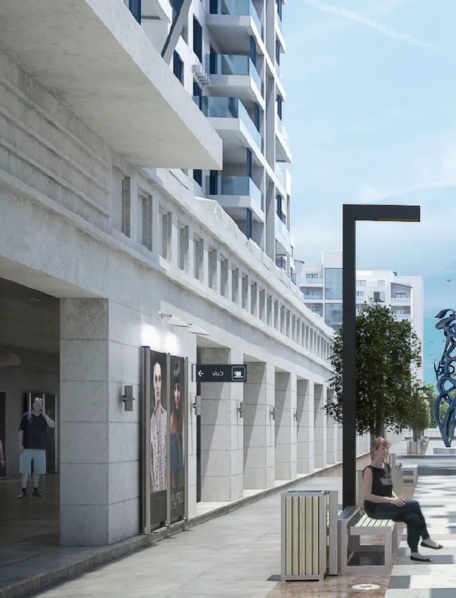 Apartment for sale in Downtown New Alamein in Al Alamein of 0 m² with 2 bedrooms