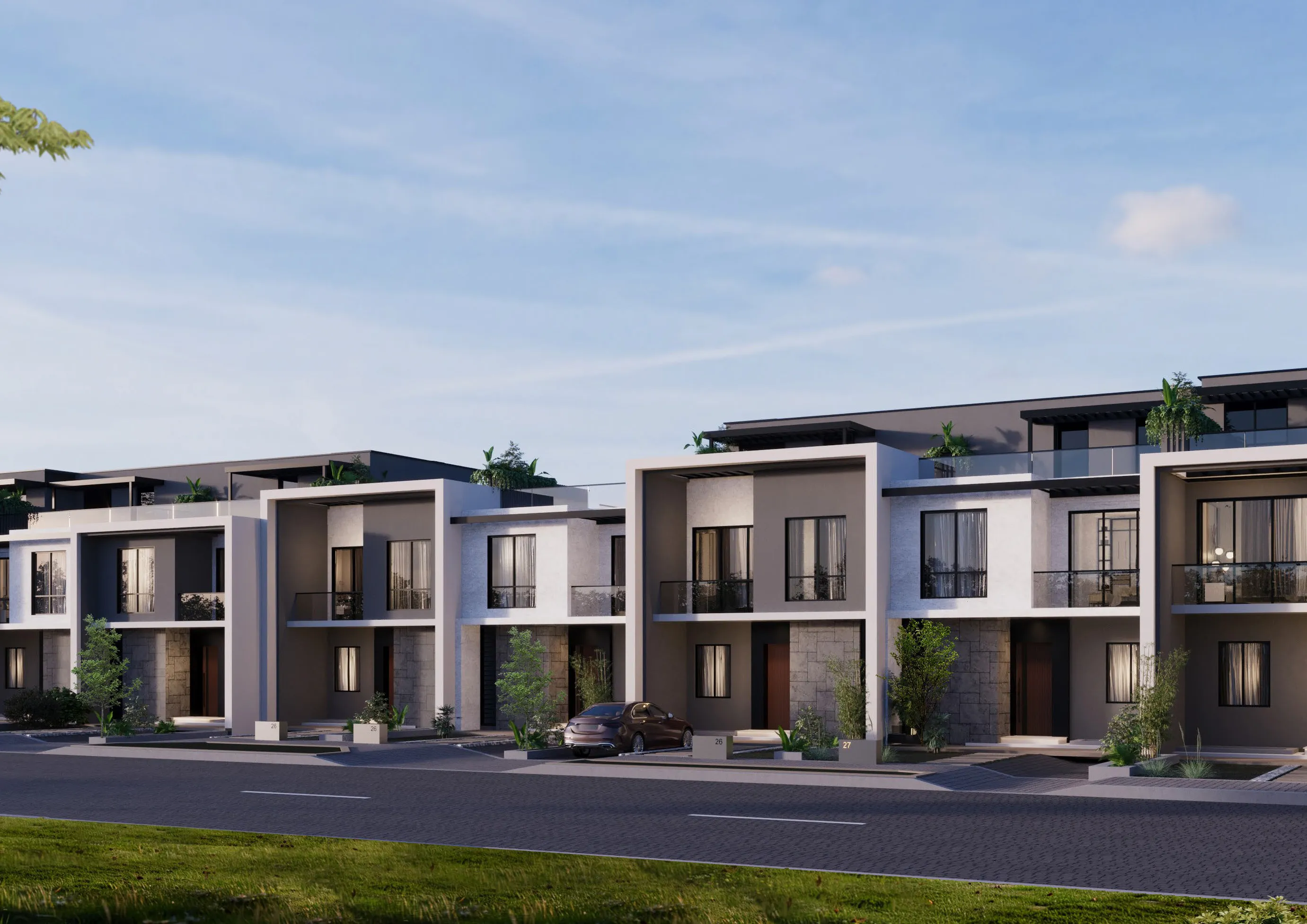 تاون هاوس للبيع في كلوب هيلز ريزيدنس في التوسعات الشمالية بمساحة 0 م² تتكون من 4 غرف