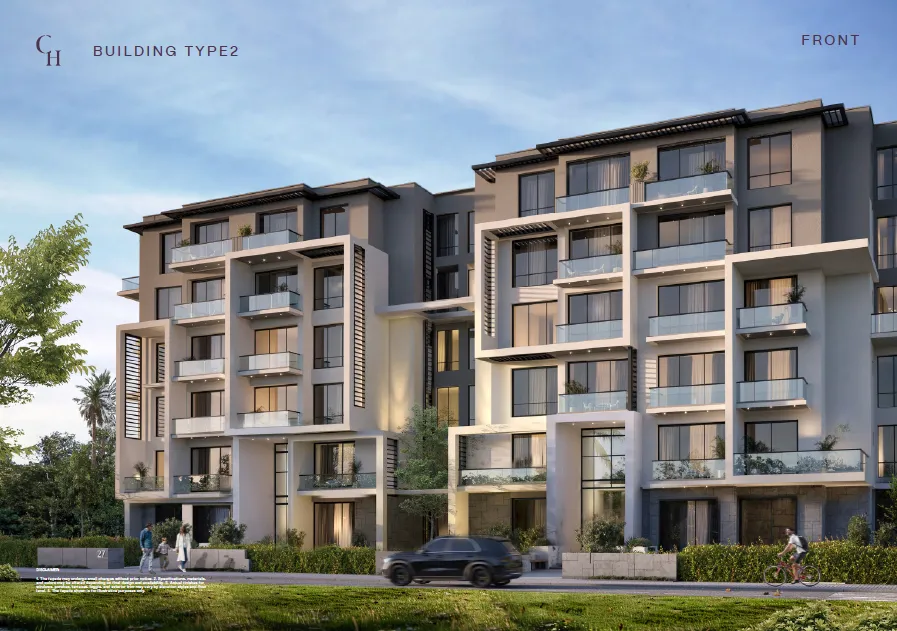 Duplex for sale in Club Hills Residence in 6th of October City of 179 m² with 2 bedrooms