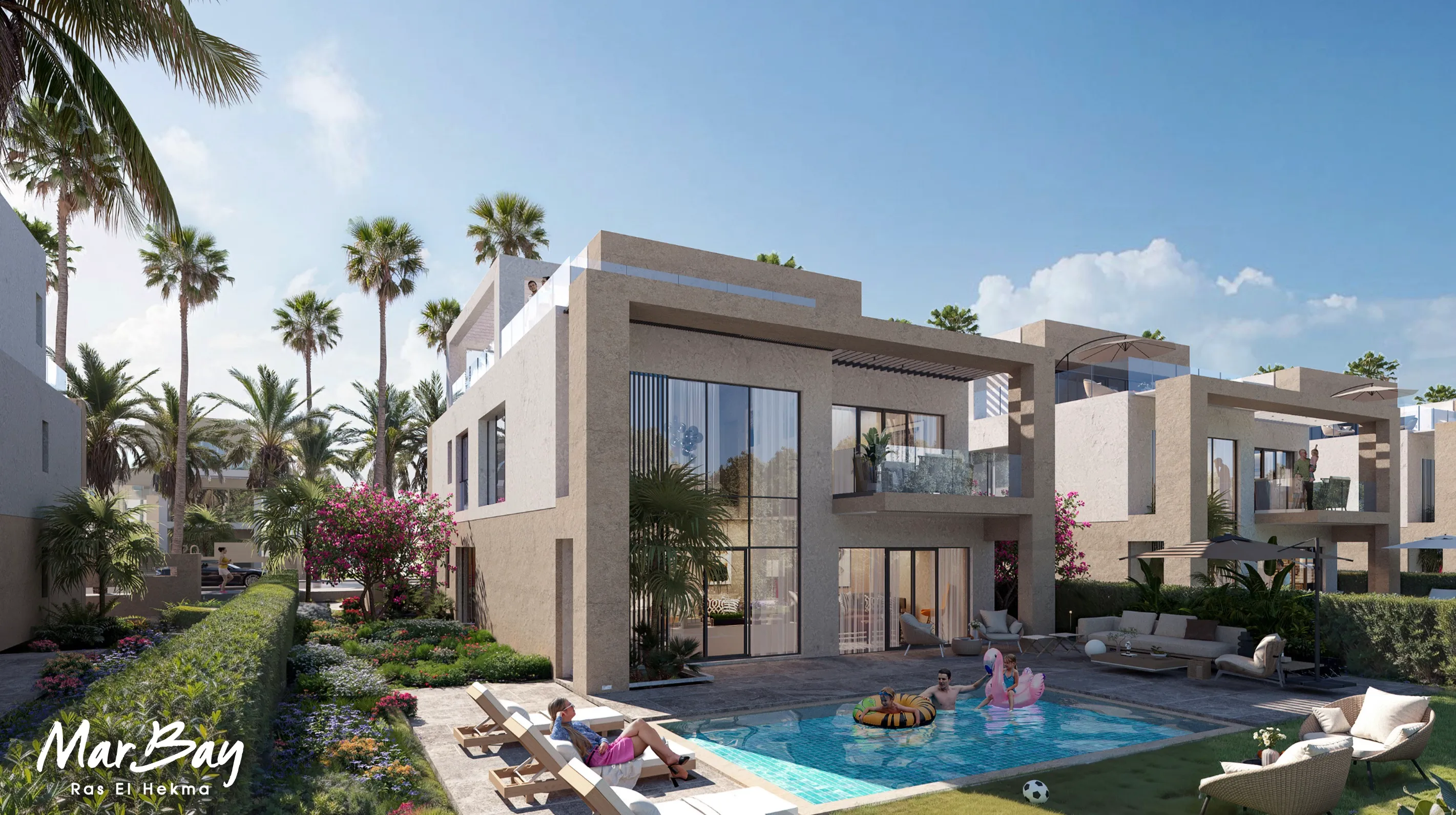 Townhouse for sale in Mar Bay - Ras El Hekma  in Ras El Hekma of 155 m² with 3 bedrooms