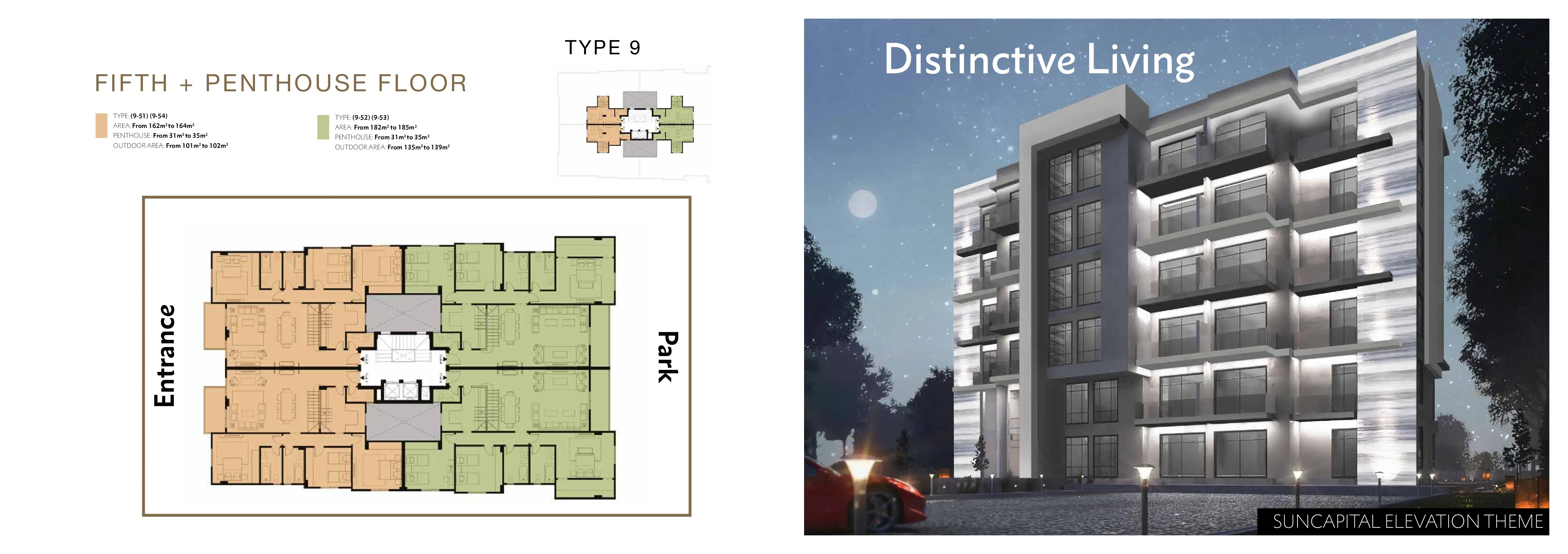 Apartment for sale in Sun Capital in October Gardens of 0 m² with 1 bedrooms