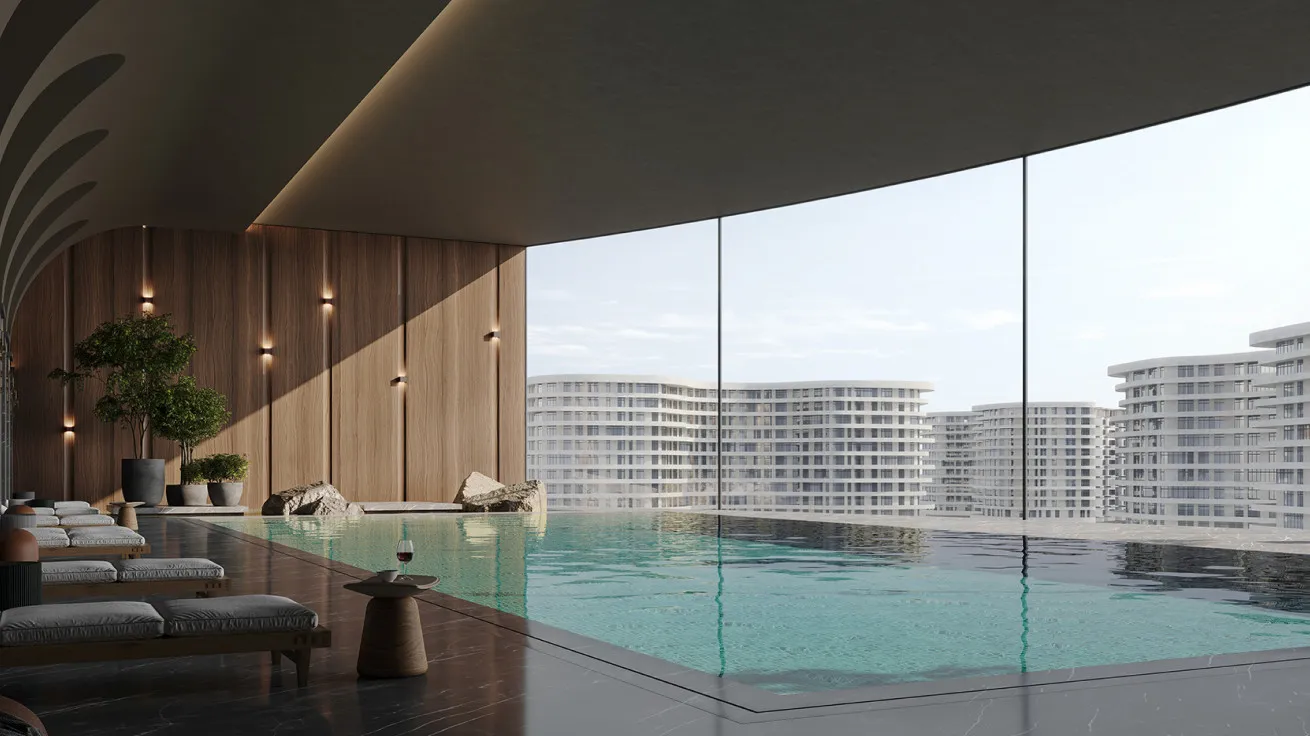 Studio for sale in Skyline in Maadi of 60 m² with 1 bedrooms