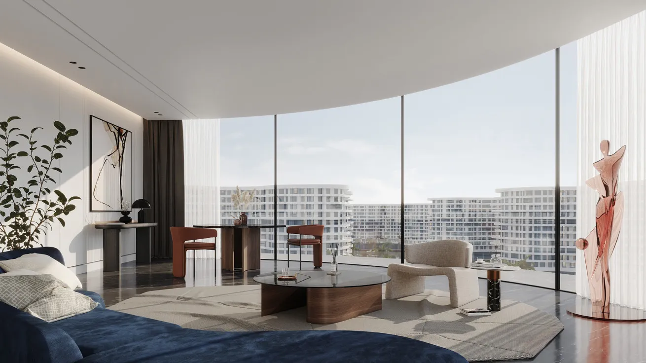 Studio for sale in Skyline in Maadi of 60 m² with 1 bedrooms