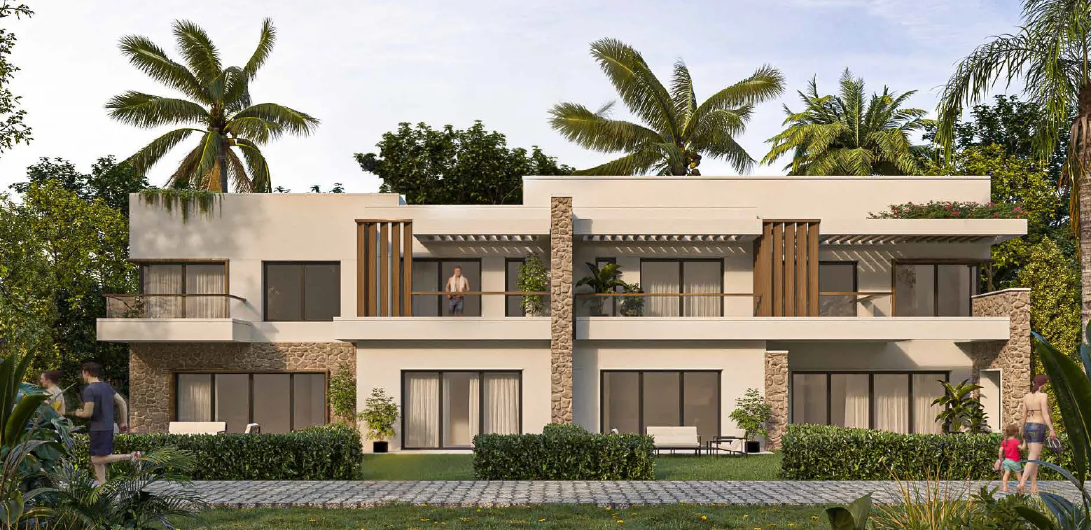 شاليه للبيع في تلال - شورز في العين السخنة بمساحة 134 م² تتكون من 3 غرف