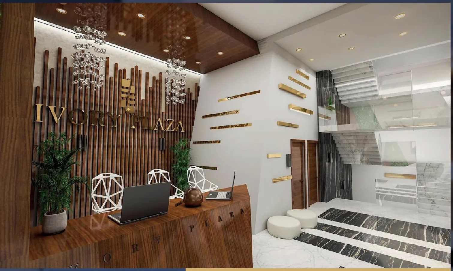 مكتب للبيع في ايفوري بلازا في العاصمة الإدارية الجديدة بمساحة 73 م² تتكون من 0 غرف