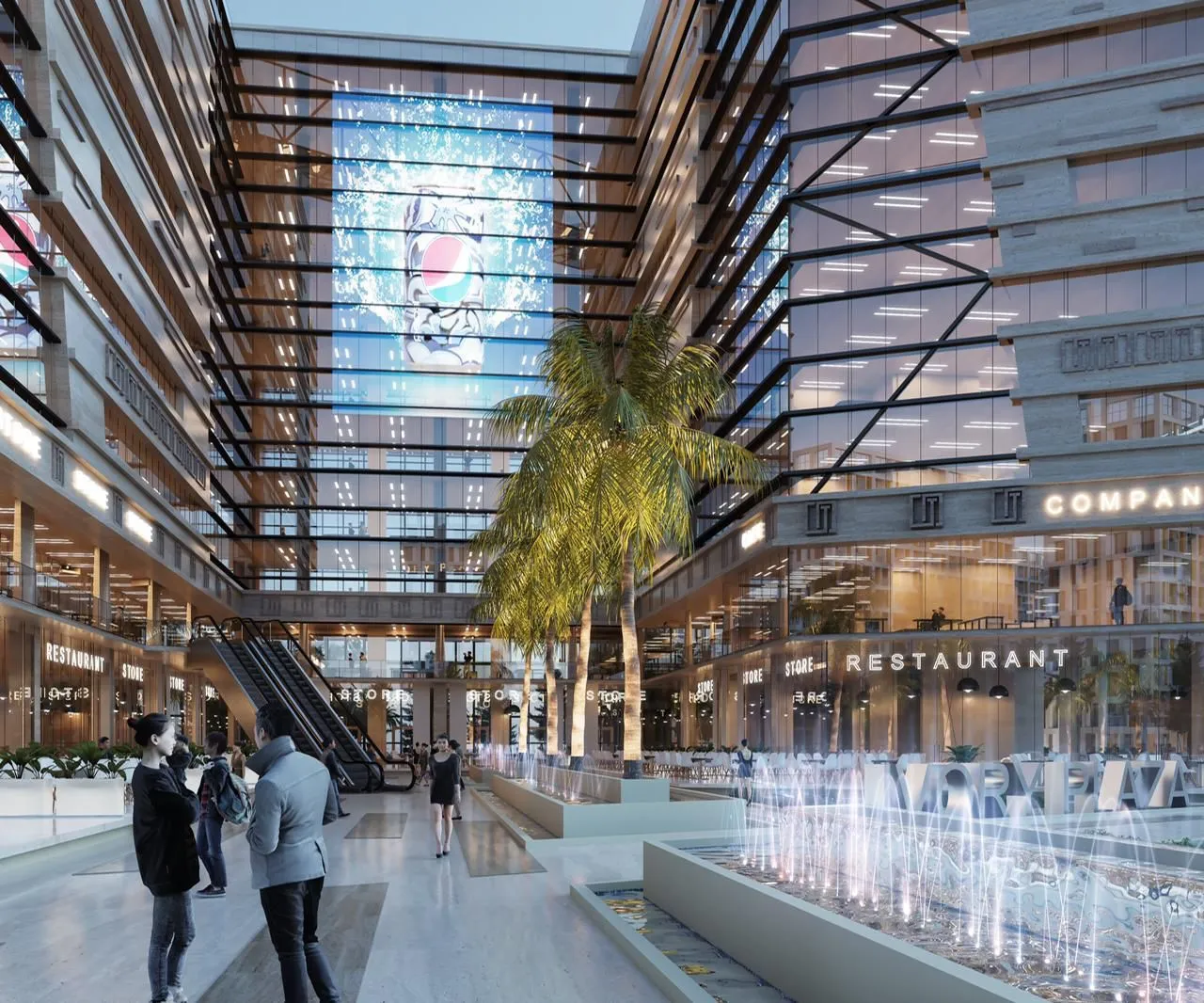 مكتب للبيع في ايفوري بلازا في العاصمة الإدارية الجديدة بمساحة 73 م² تتكون من 0 غرف