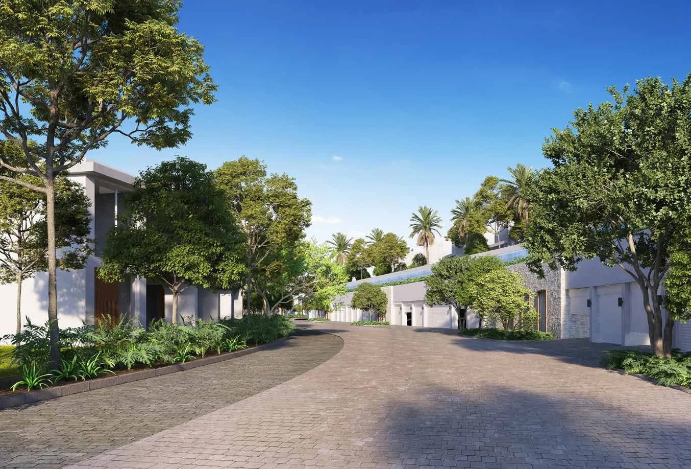 توين هاوس للبيع في قطامية كوست في رأس الحكمة بمساحة 275 م² تتكون من 4 غرف