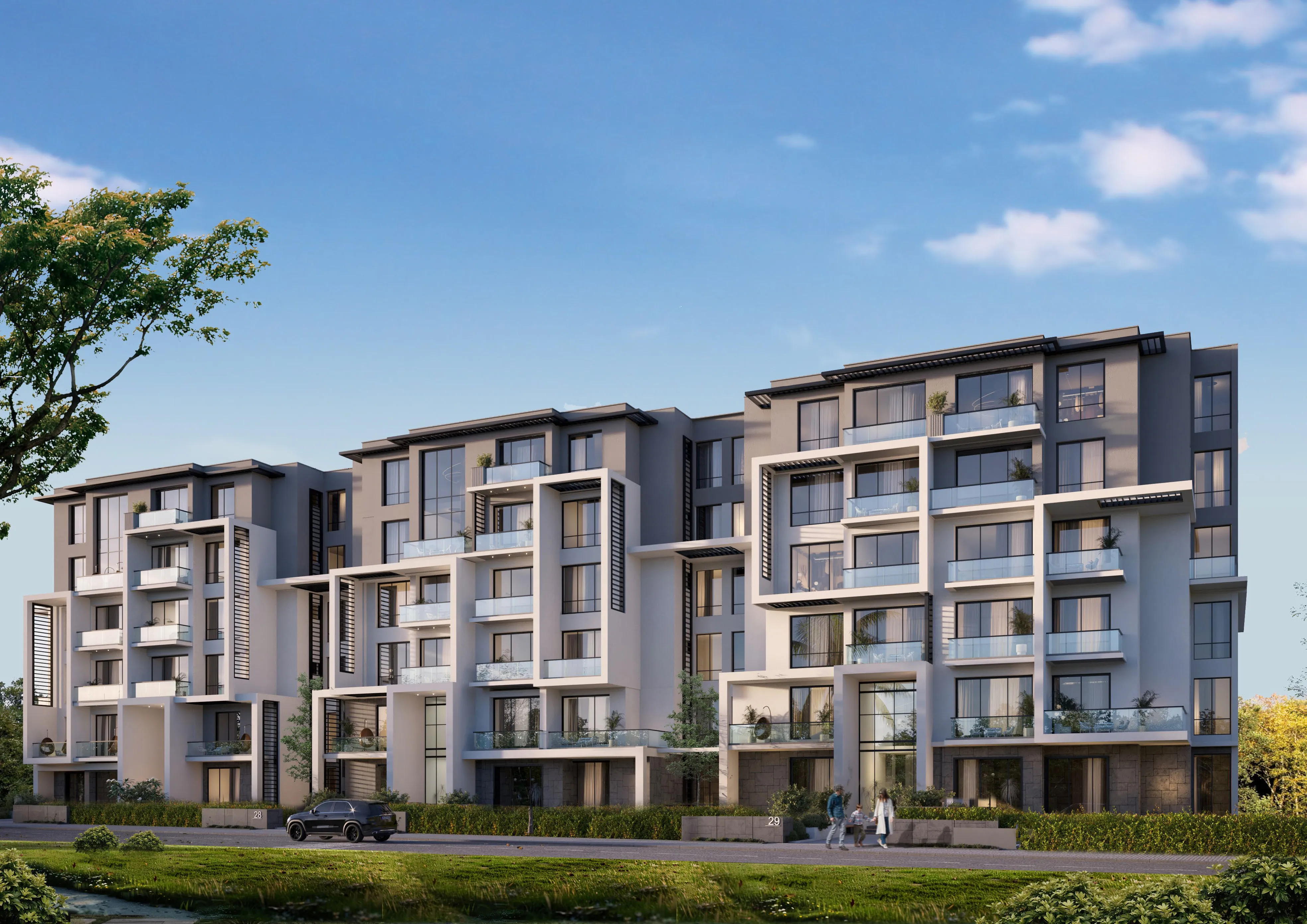 Apartment for sale in Club Hills Residence in 6th of October City of 0 m² with 3 bedrooms