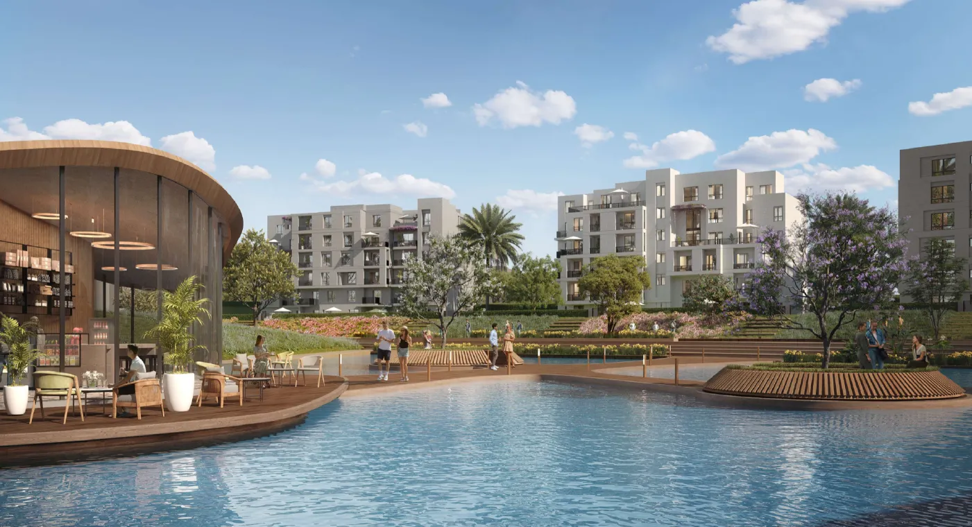 Apartment for sale in O West Orascom in October Gardens of 154 m² with 3 bedrooms