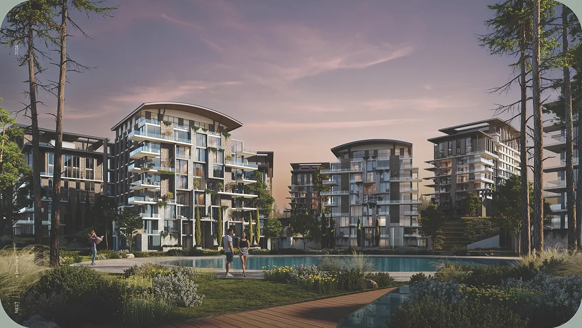 Apartment for sale in Nest in 6th settlement of 0 m² with 2 bedrooms