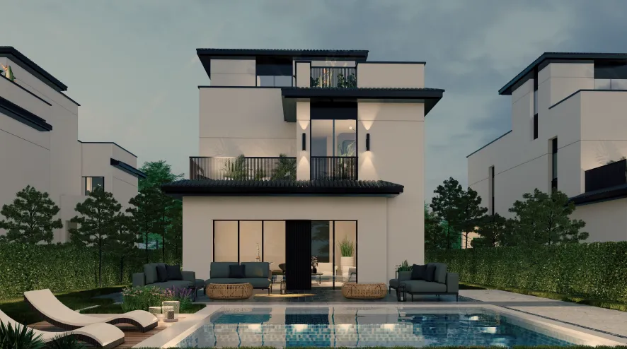 Villa for sale in At East  in Mostakbal City of 190 m² with 3 bedrooms