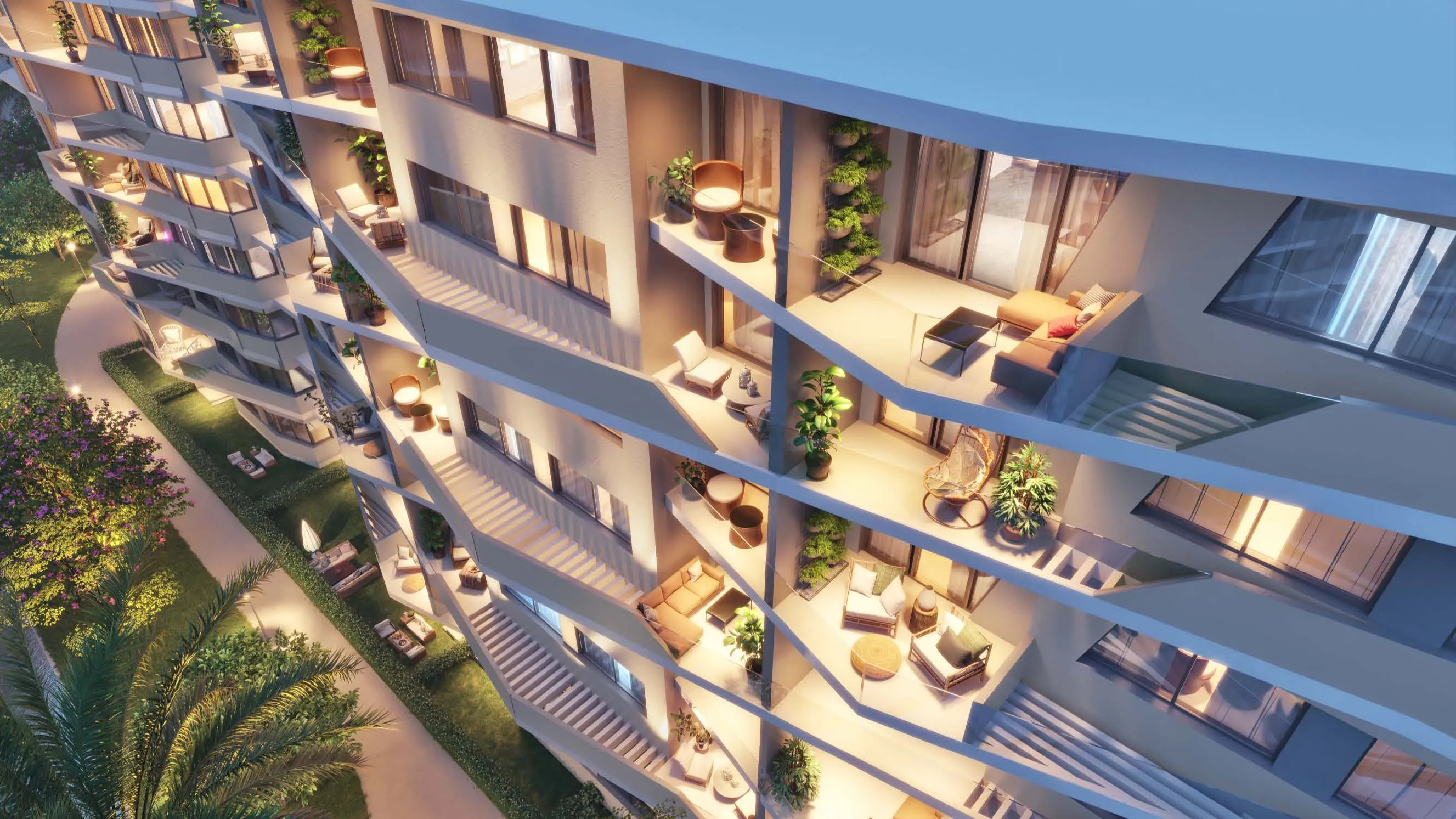 Apartment for sale in The Median Residences in New Cairo of 0 m² with 2 bedrooms