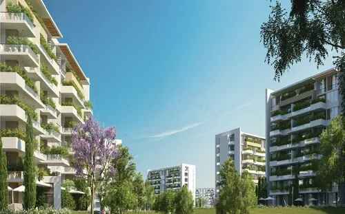  للبيع في البوسكو العاصمه الاداريه الجديده ذا بارك في  بمساحة 0 م² تتكون من 0 غرف