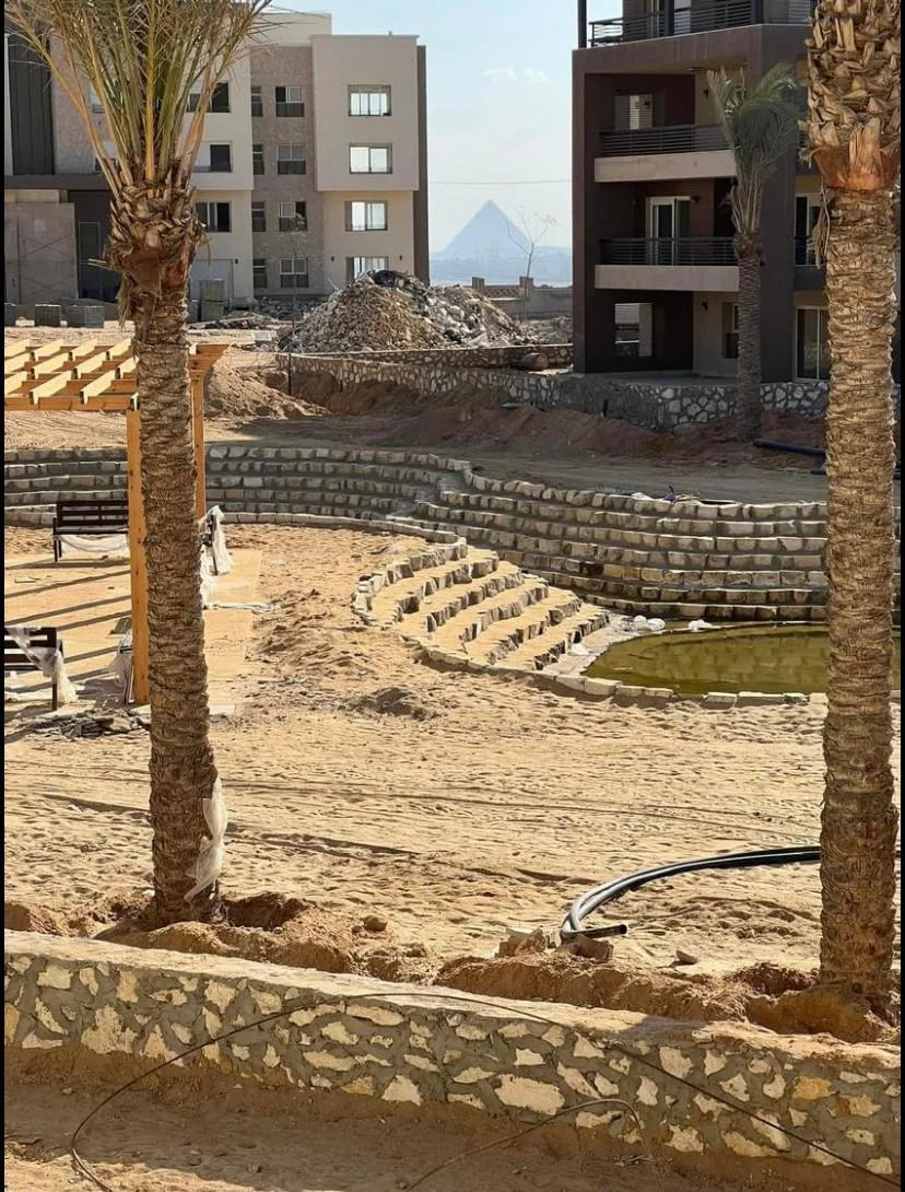 شقة للبيع في نيو جيزة في مدينة السادس من أكتوبر بمساحة 0 م² تتكون من 2 غرف