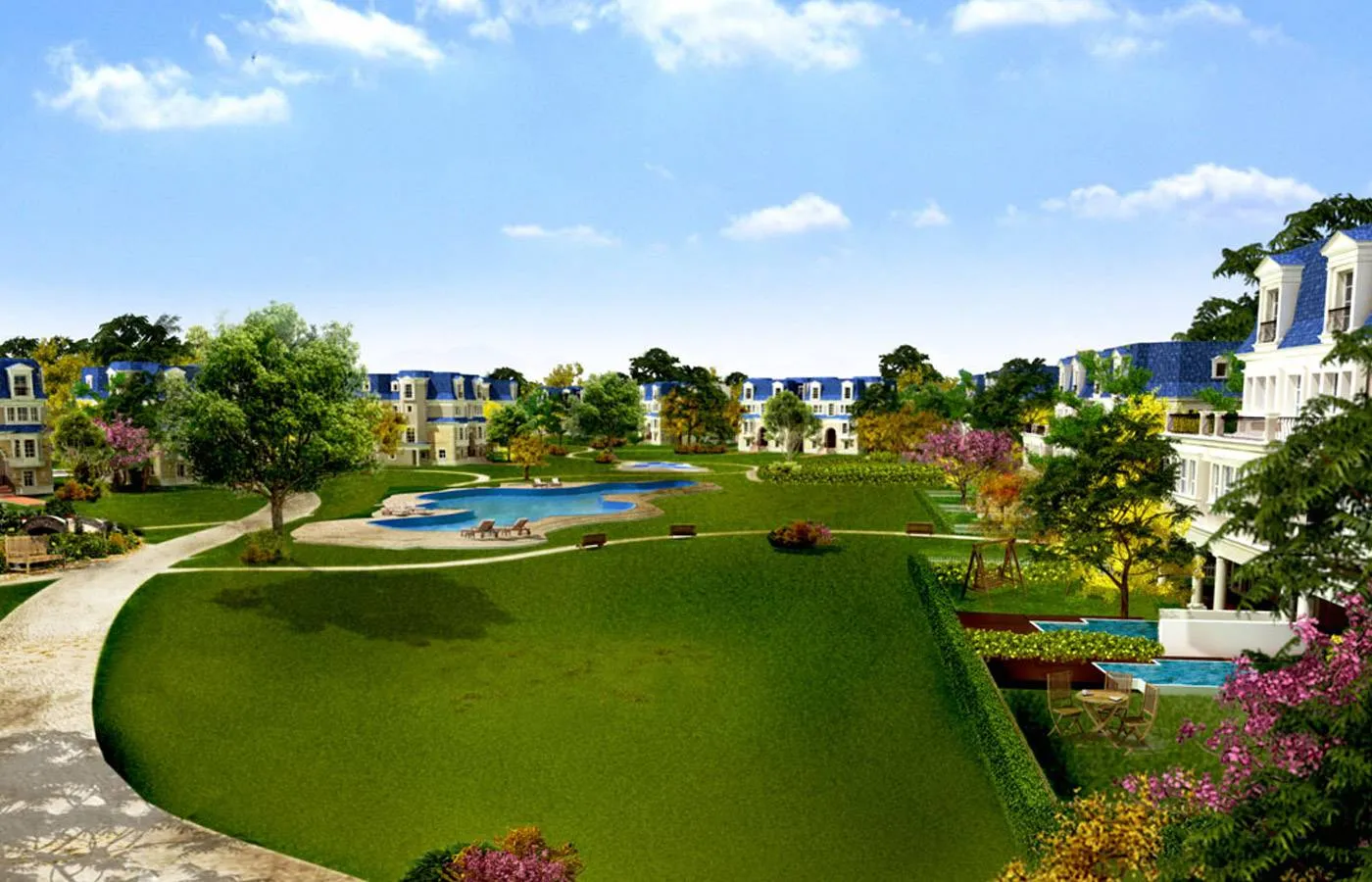 Apartment for sale in Mountain View Hyde Park in New Cairo of 216 m² with 3 bedrooms