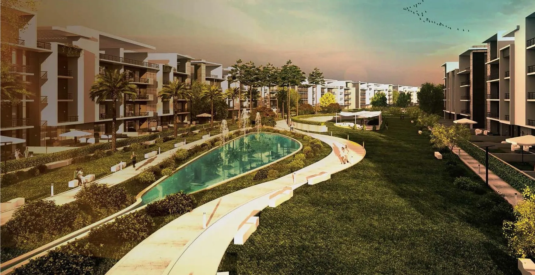 Penthouse for sale in Fifth Square Al Marasem in New Cairo of 158 m² with 2 bedrooms