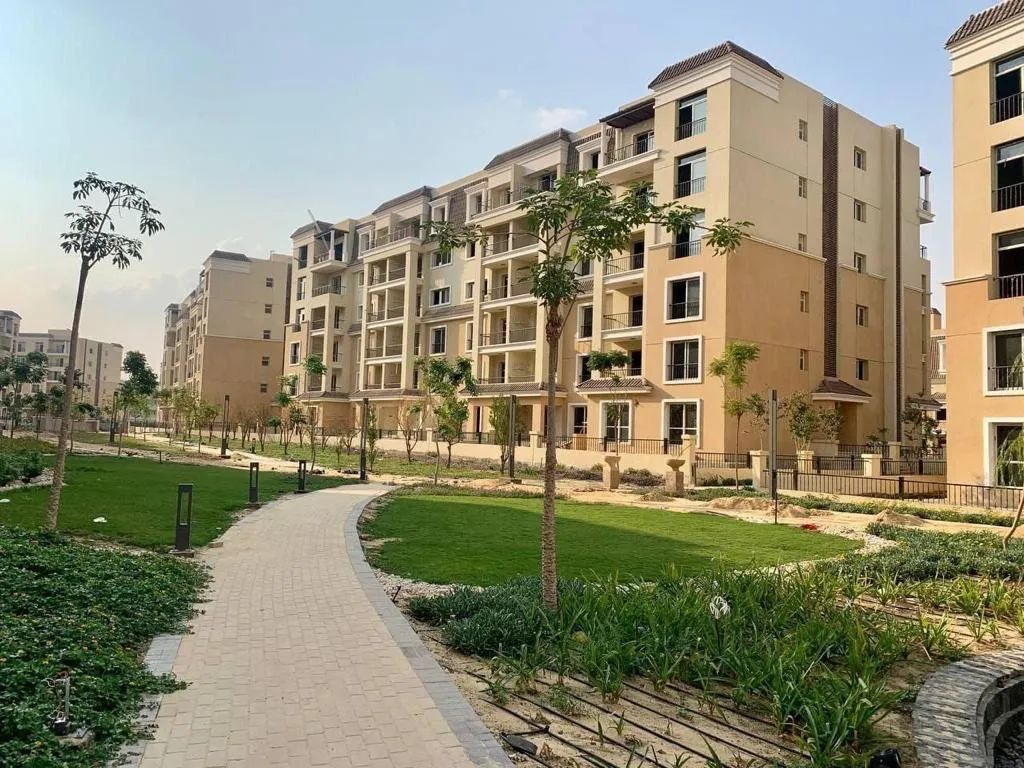 Apartment for sale in Sarai in New Cairo of 122 m² with 2 bedrooms