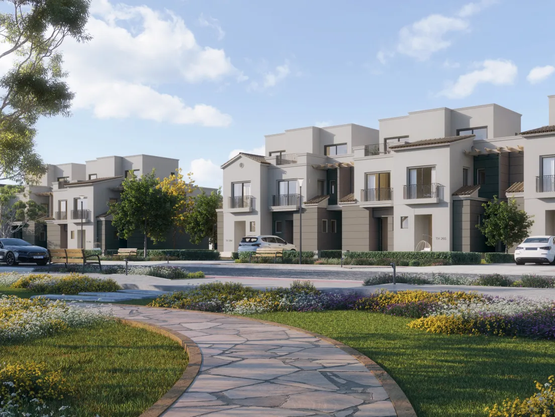 Twinhouse for sale in Hyde Park in New Cairo of 279 m² with 3 bedrooms