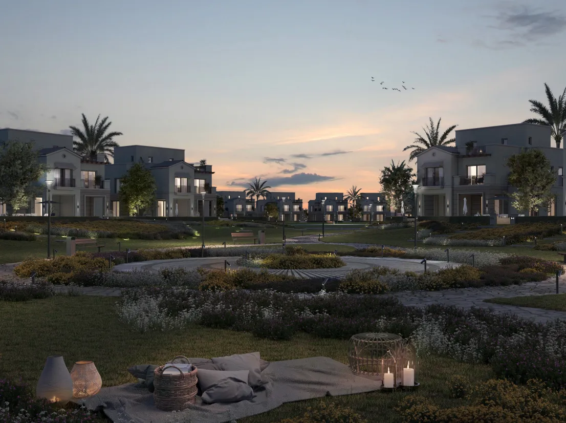 Twinhouse for sale in Hyde Park in New Cairo of 279 m² with 3 bedrooms