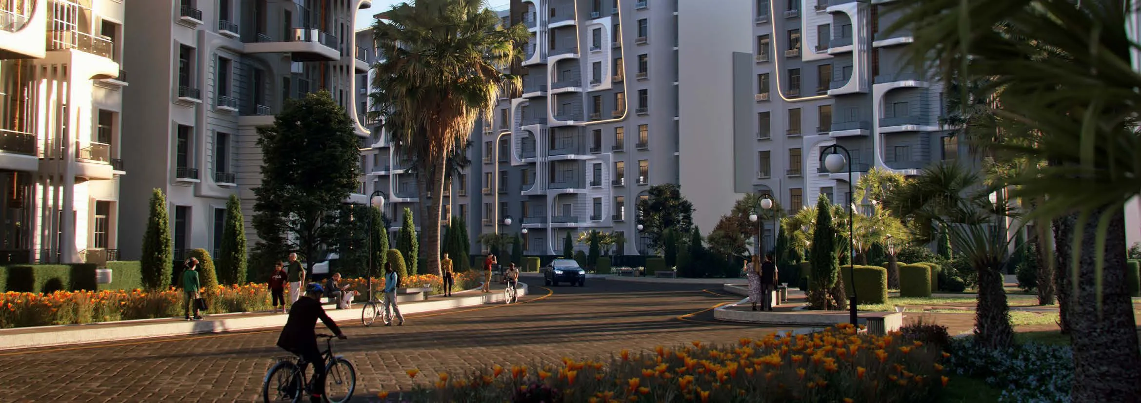 Apartment for sale in Suli Golf Residence in New Capital City of 128 m² with 2 bedrooms