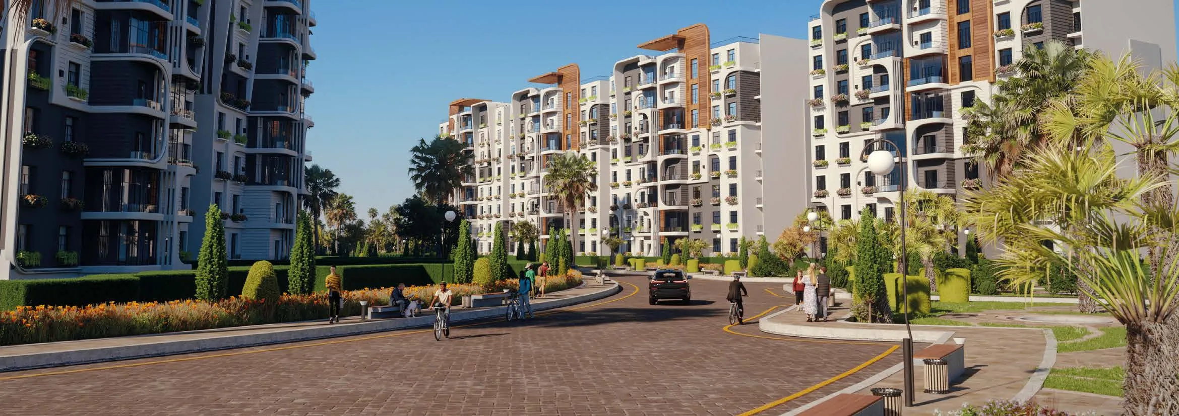 Apartment for sale in Suli Golf Residence in New Capital City of 128 m² with 2 bedrooms