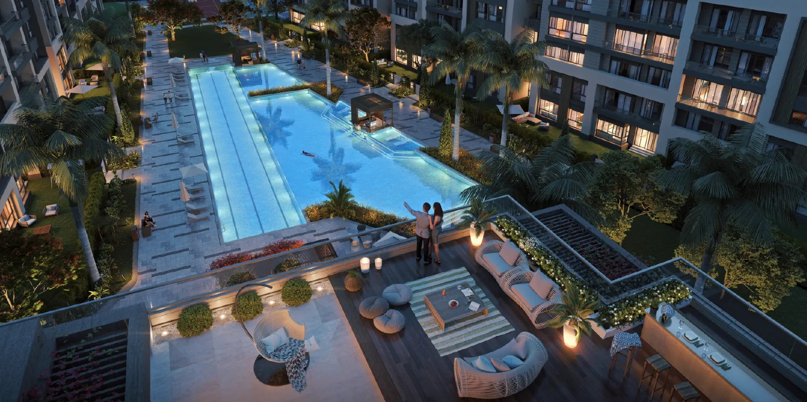 Apartment for sale in Azad Views in New Cairo of 0 m² with 2 bedrooms