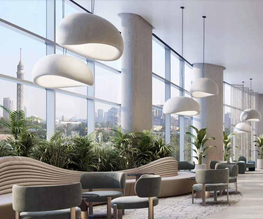 Apartment for sale in Zed Tower in El Sheikh Zayed of 165 m² with 3 bedrooms