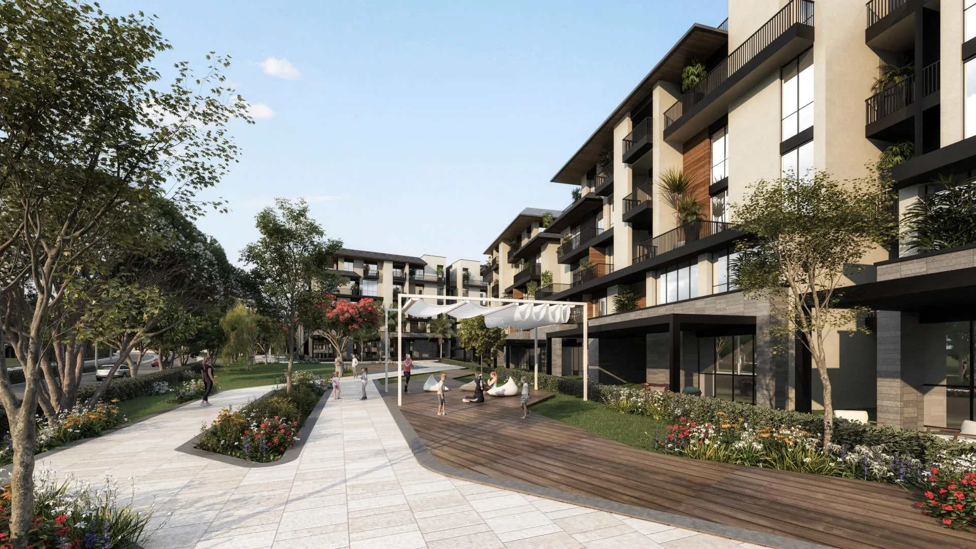 Apartment for sale in Oak Residences-Stone Park in New Cairo of 0 m² with 1 bedrooms