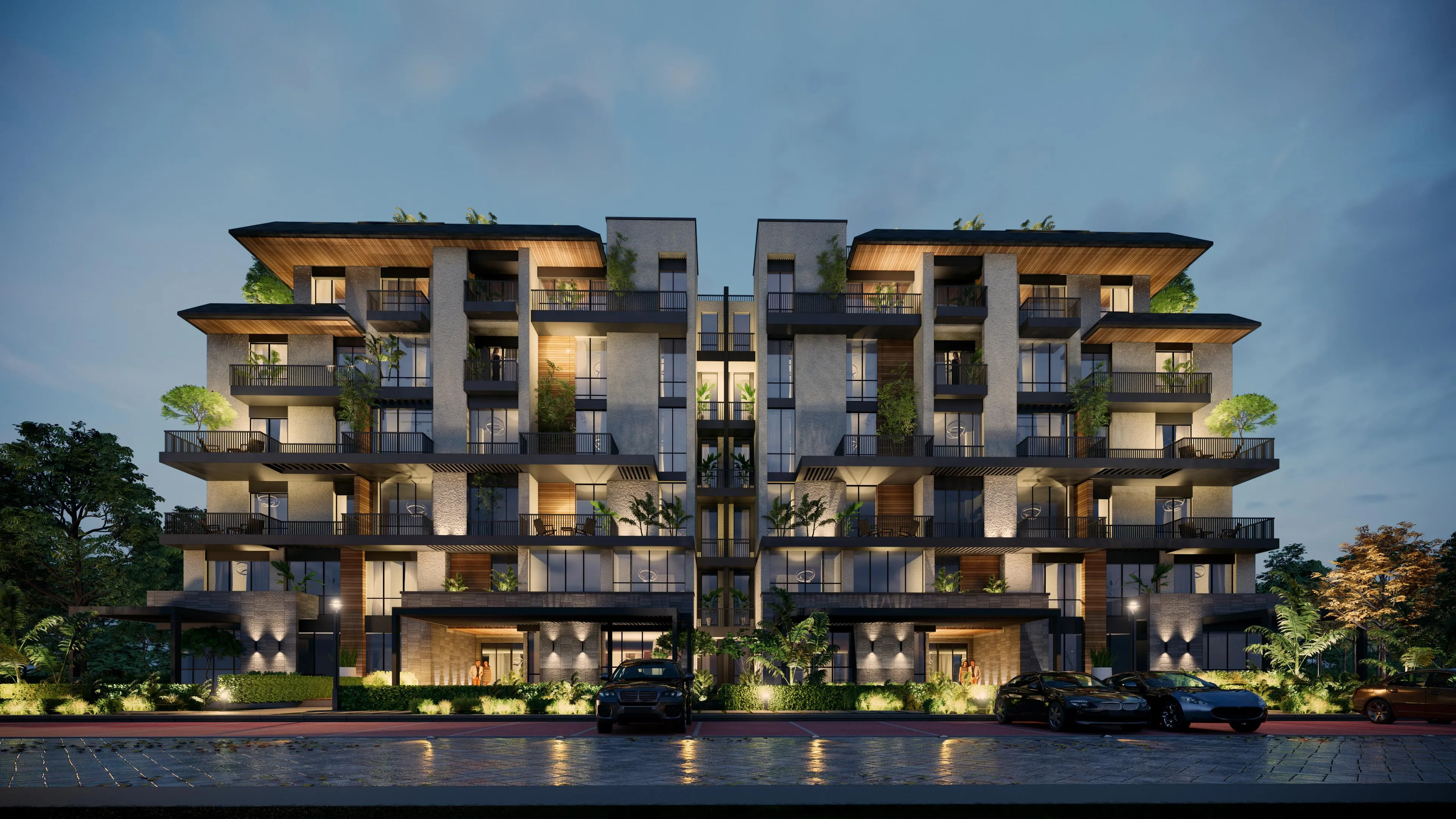 Apartment for sale in Oak Residences-Stone Park in New Cairo of 0 m² with 1 bedrooms