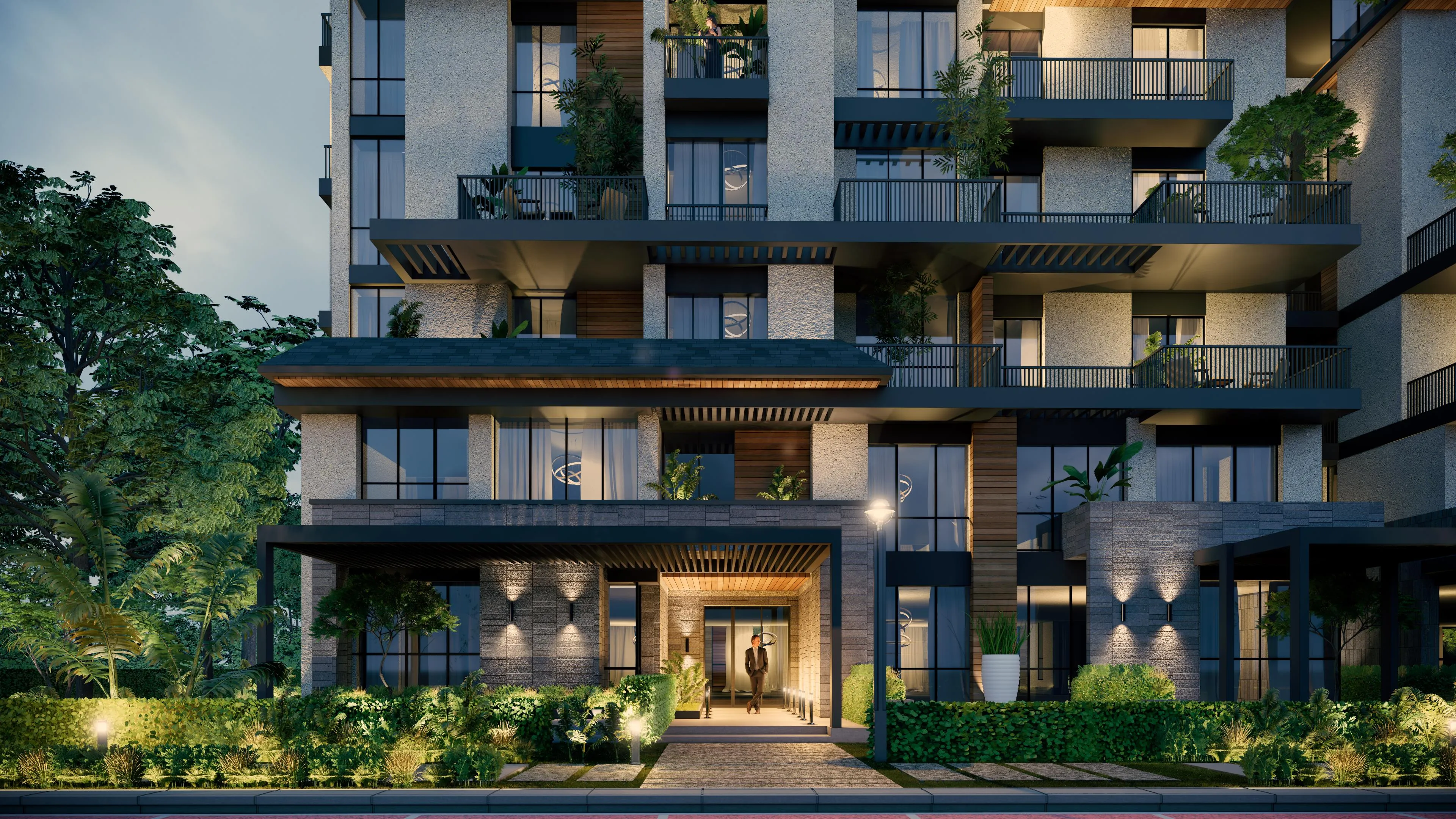 Apartment for sale in Oak Residences-Stone Park in New Cairo of 0 m² with 1 bedrooms