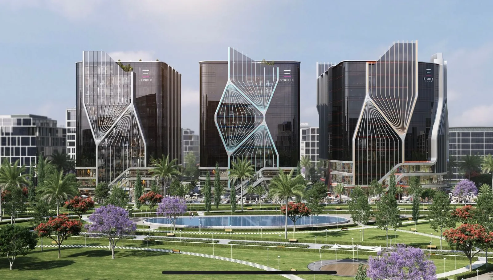 مكتب للبيع في ذا ستريب مول في العاصمة الإدارية الجديدة بمساحة 41 م² تتكون من 0 غرف