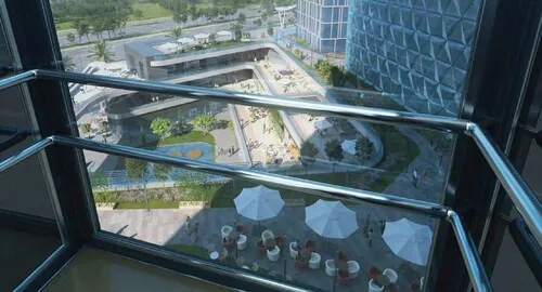 مكتب للبيع في اي -بزنس بارك  في العاصمة الإدارية الجديدة بمساحة 41 م² تتكون من 0 غرف