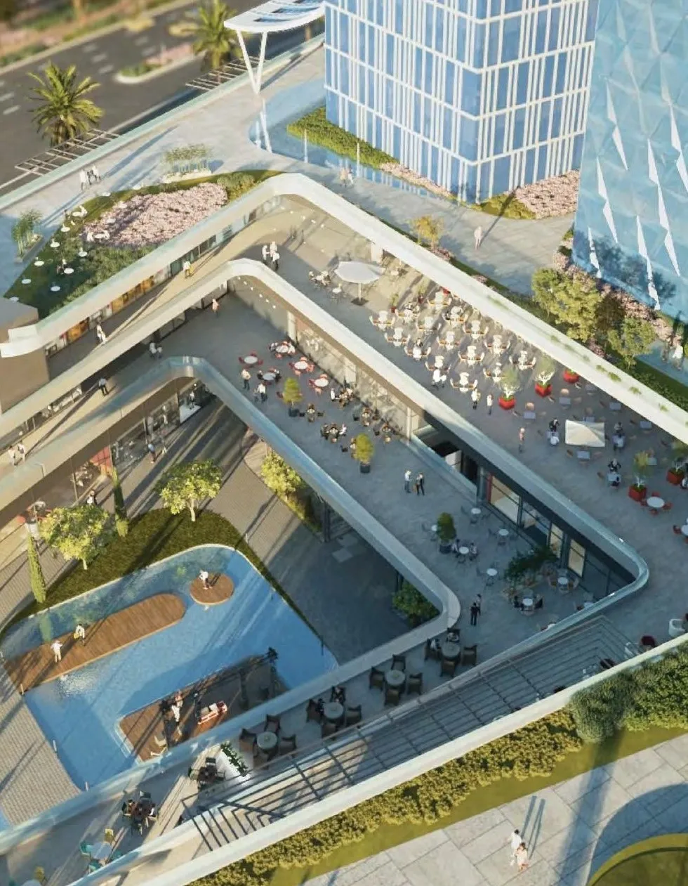 مكتب للبيع في اي -بزنس بارك  في العاصمة الإدارية الجديدة بمساحة 41 م² تتكون من 0 غرف