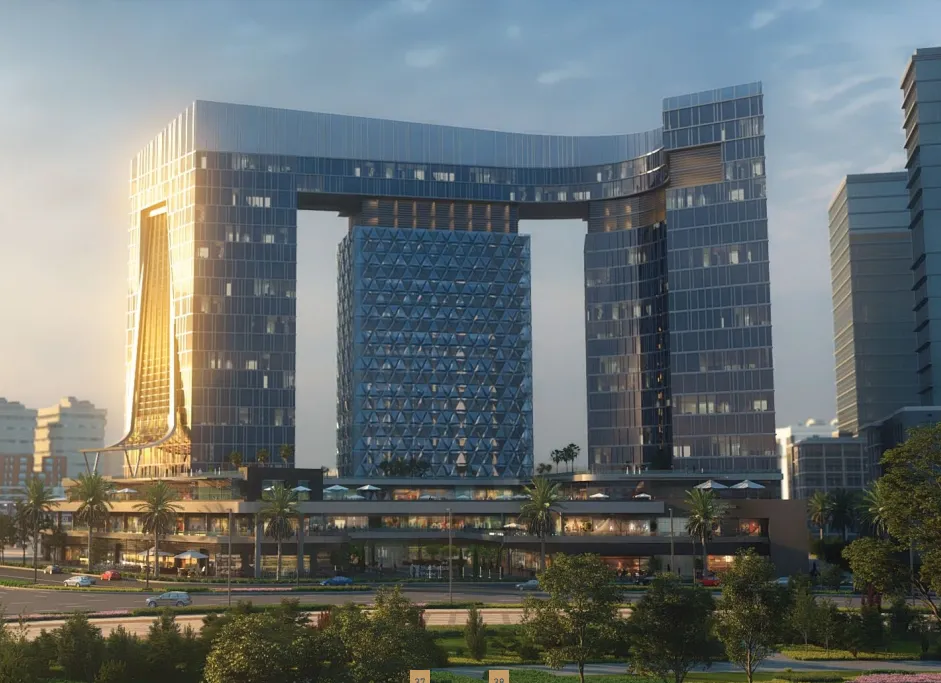 مكتب للبيع في اي -بزنس بارك  في العاصمة الإدارية الجديدة بمساحة 41 م² تتكون من 0 غرف