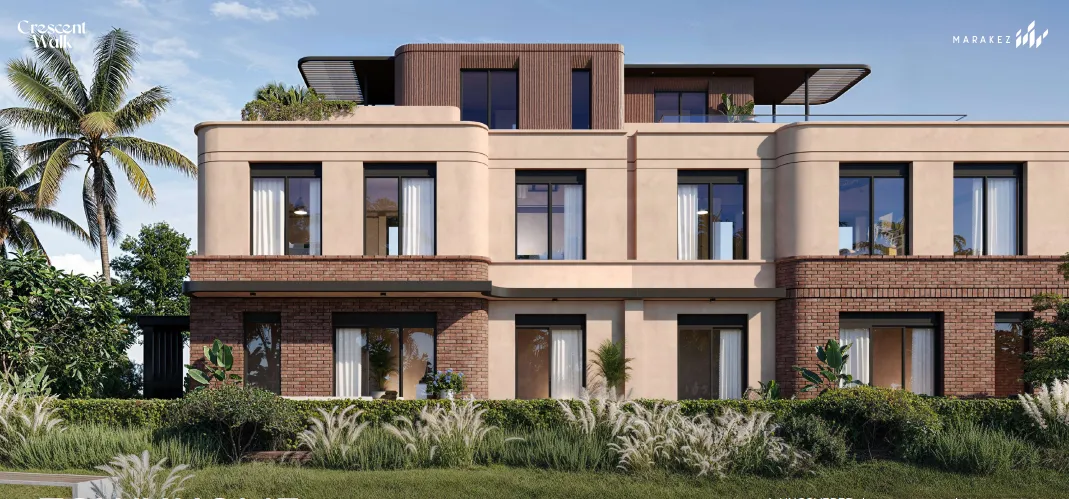 Townhouse for sale in Crescent Walk in 6th settlement of 0 m² with 4 bedrooms