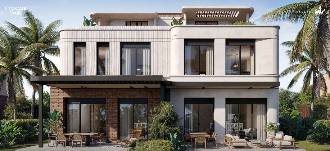 Twinhouse for sale in Crescent Walk in 6th settlement of 0 m² with 5 bedrooms