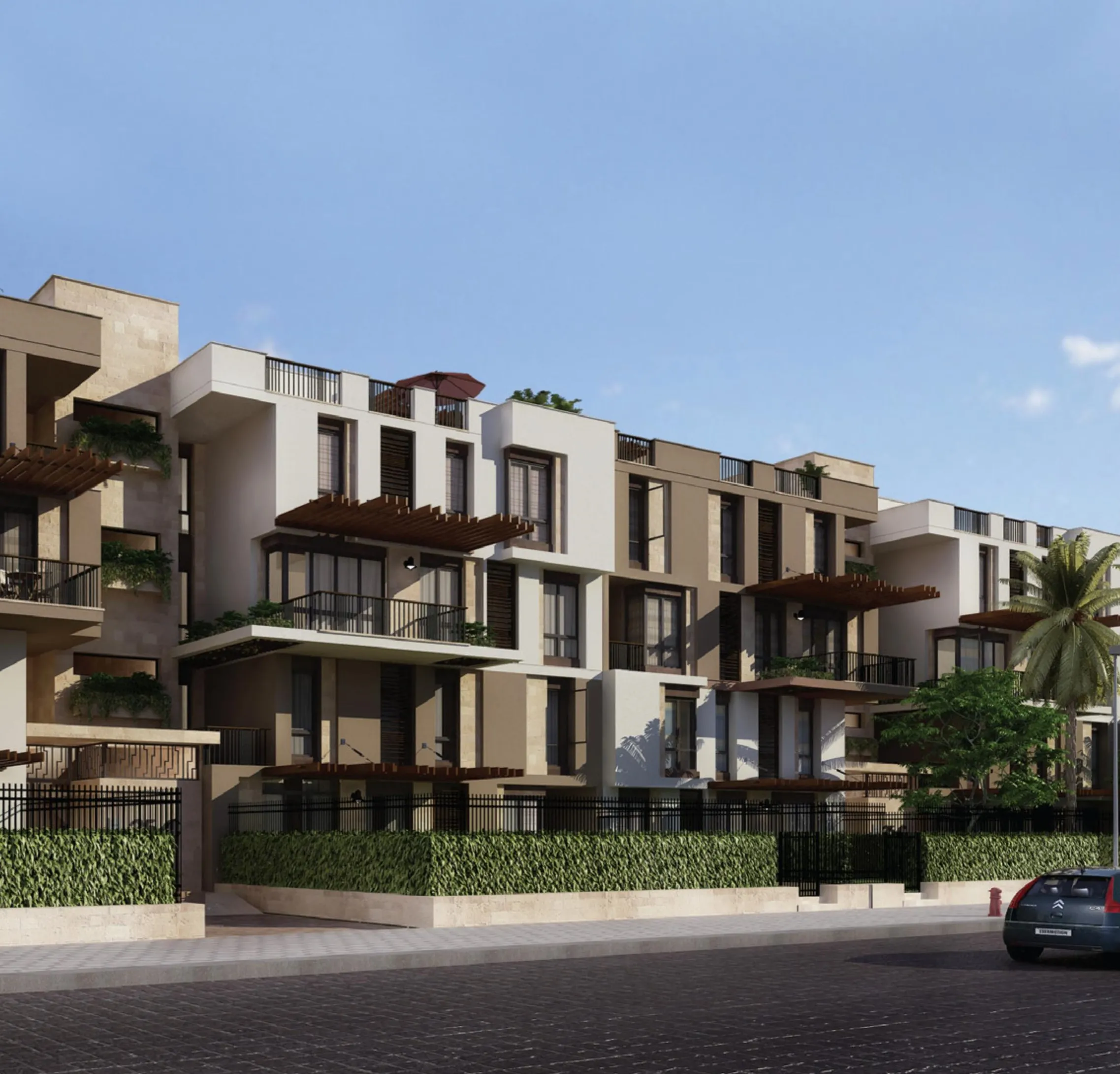 Duplex for sale in Westown Residences in El Sheikh Zayed of 0 m² with 3 bedrooms